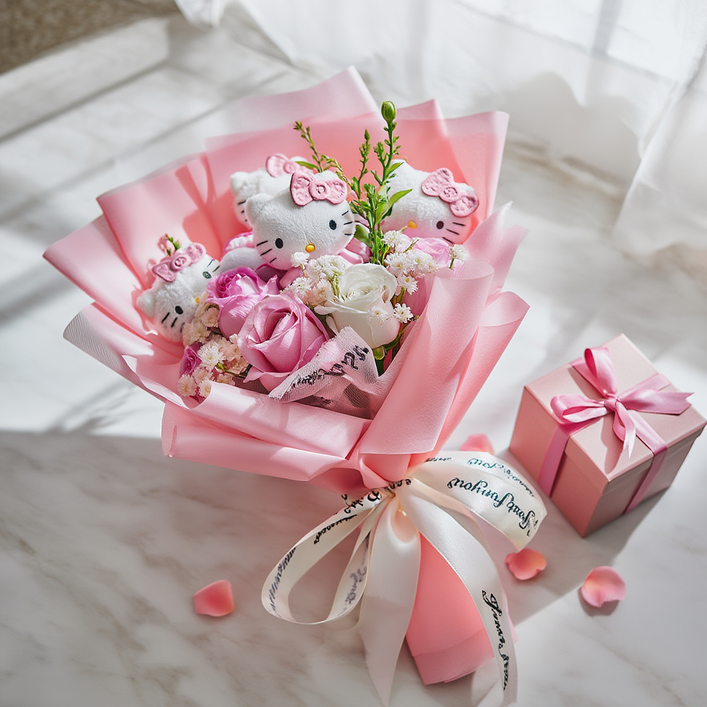 Ramo Eterno Pink Blossom